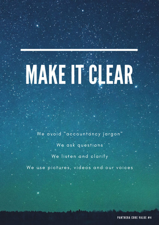 5-Make it clear